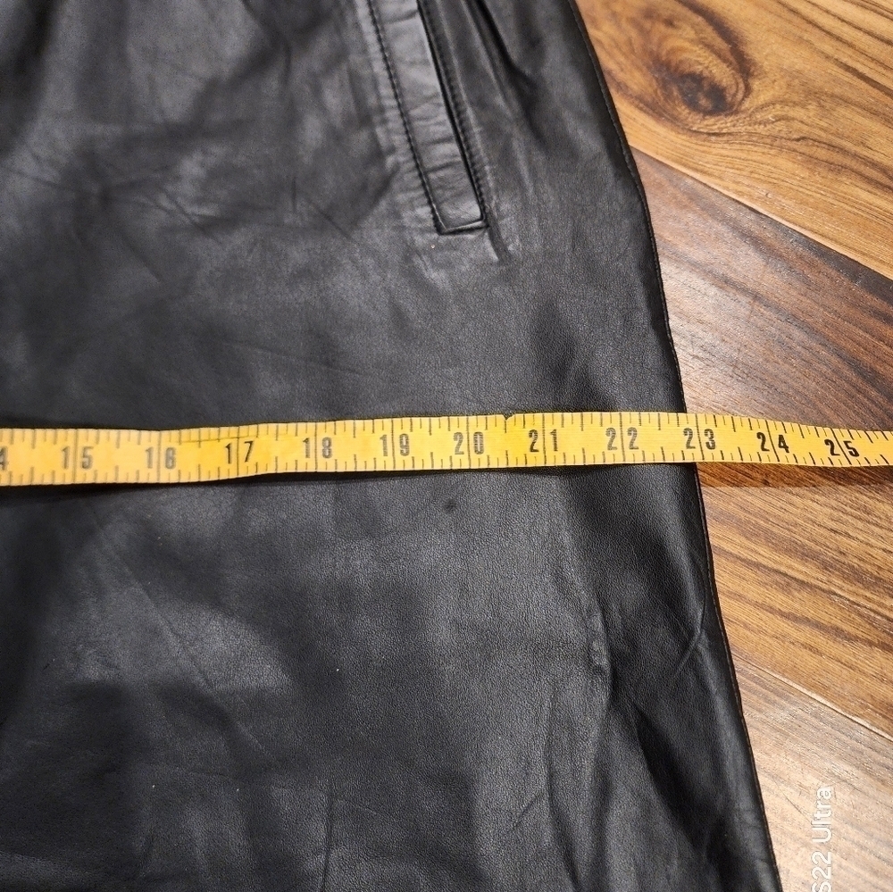 Vintage Leather Pull-on Pants - Picture 7 of 11